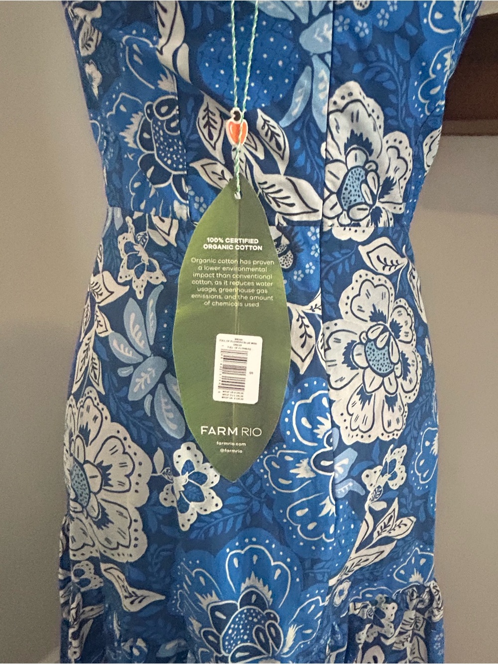 NWT Farm Rio Full of flowers mid dress - Picture 4 of 4